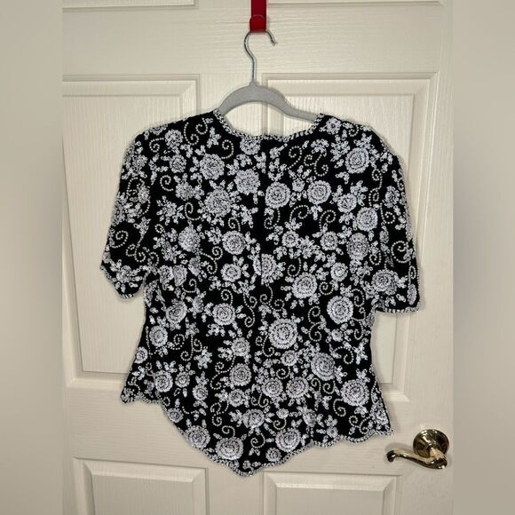 Vintage Sequin Hi Fashions blouse - Picture 2 of 5